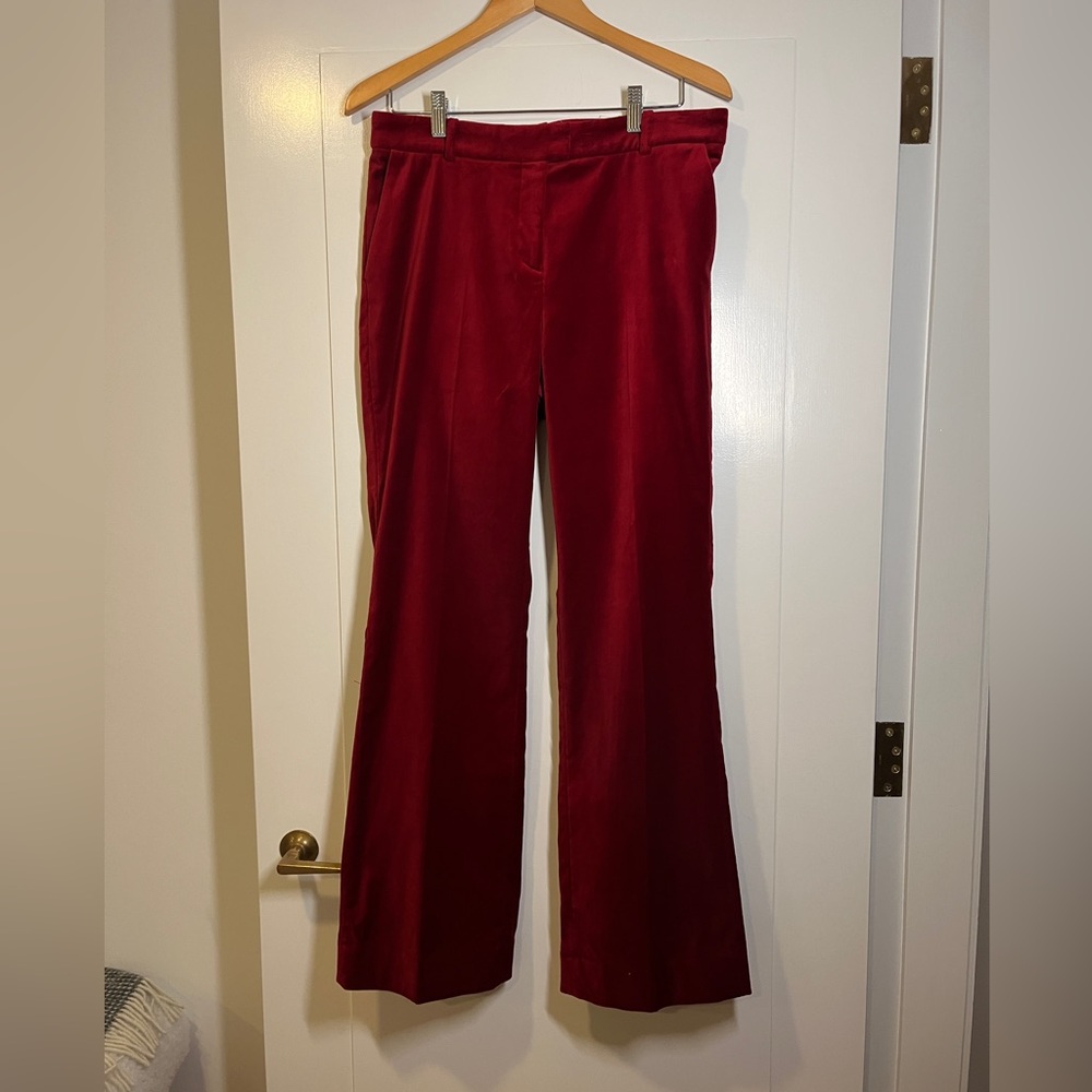 ba&sh Rich Red Wide Leg Pants